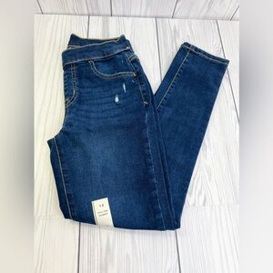 Cat and Jack Girls Ripped Jeans Pull on Skinny